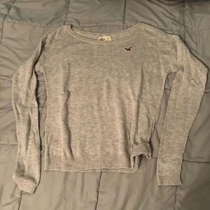 Light Gray Hollister Sweater